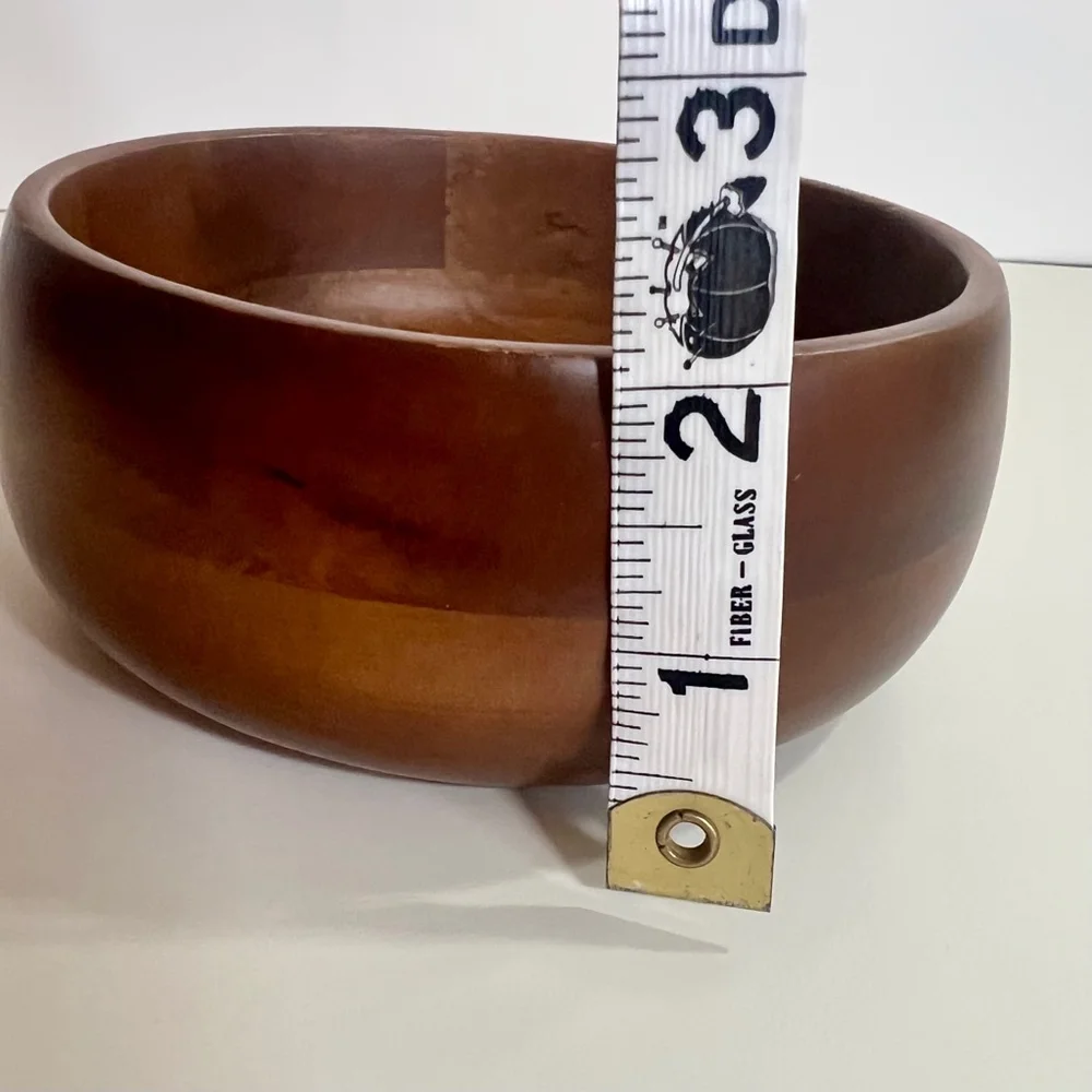 Hellerware salad Wood Bowl, Brown, 5 inch‎